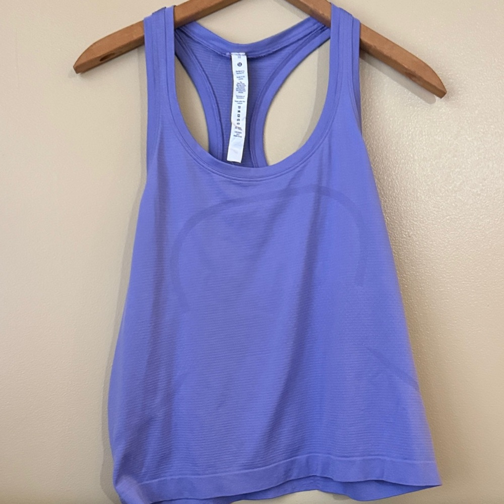 lululemon Swifty Tech Tank - Purple - Size 10 (size tag attached)